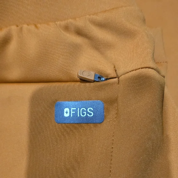 Figs Women's Tan Short Sleeve Scrub Top - Picture 7 of 12